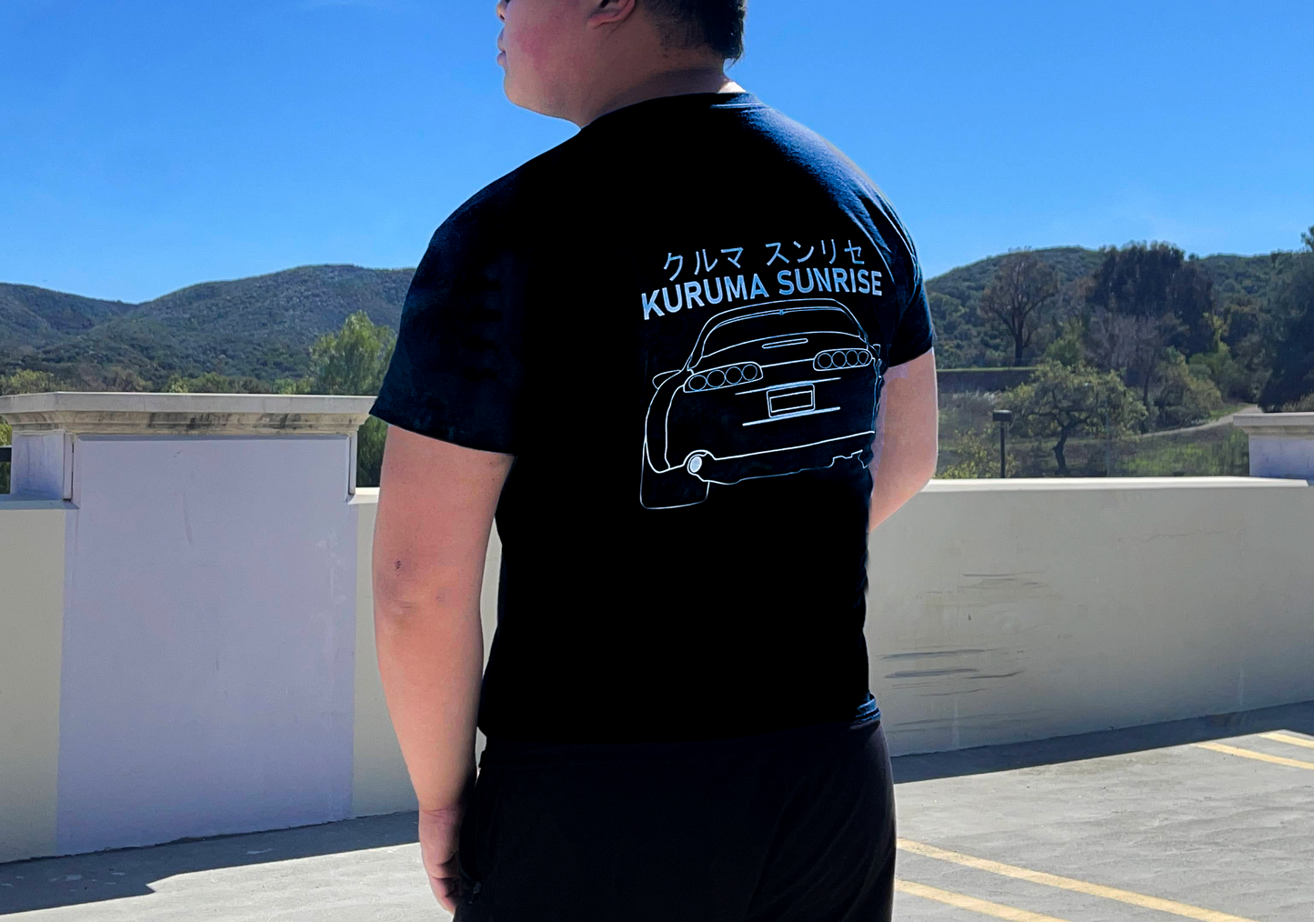 Soup Black Graphic Outline JDM T-Shirt