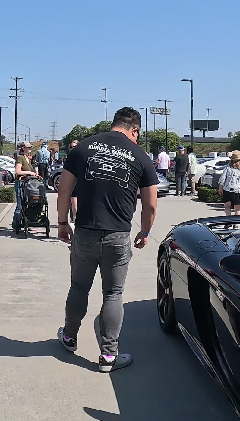 Soup Black Graphic Outline JDM T-Shirt