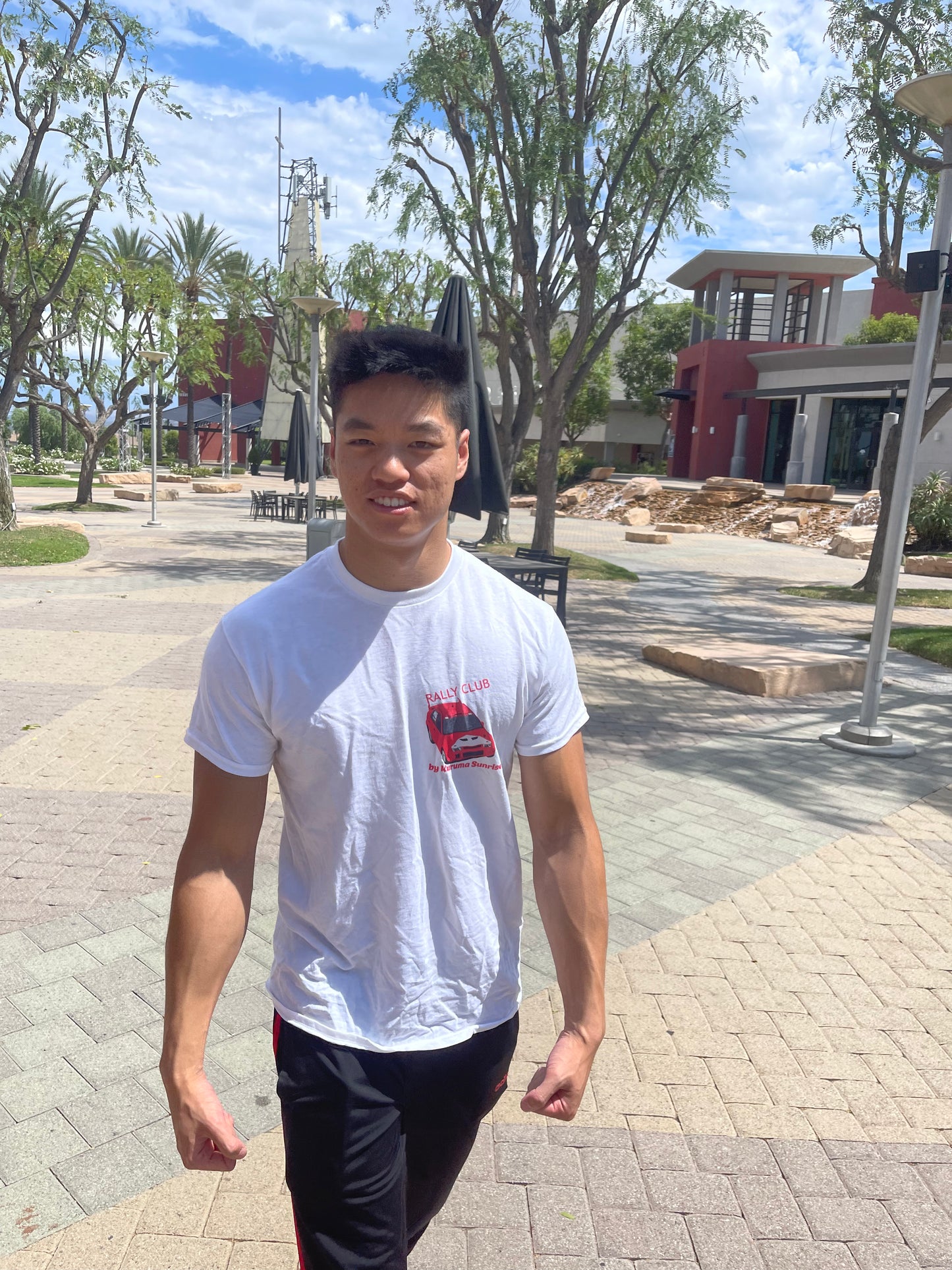 Rally Club White Graphic JDM T-Shirt