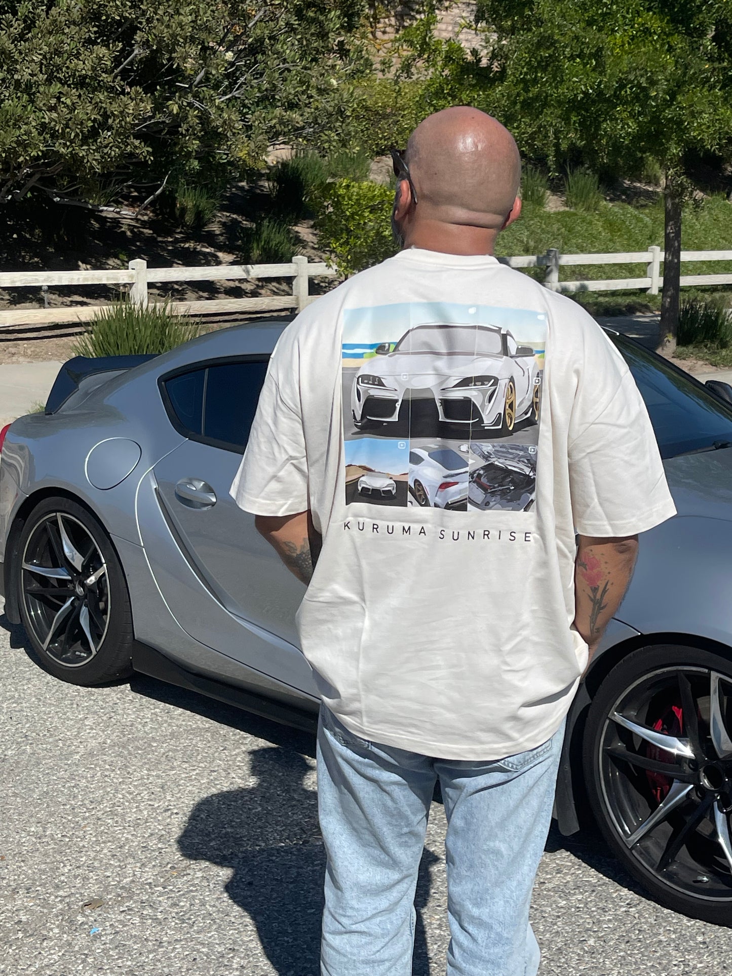 Zupra Profile Grid Layout JDM Graphic Box T-Shirt