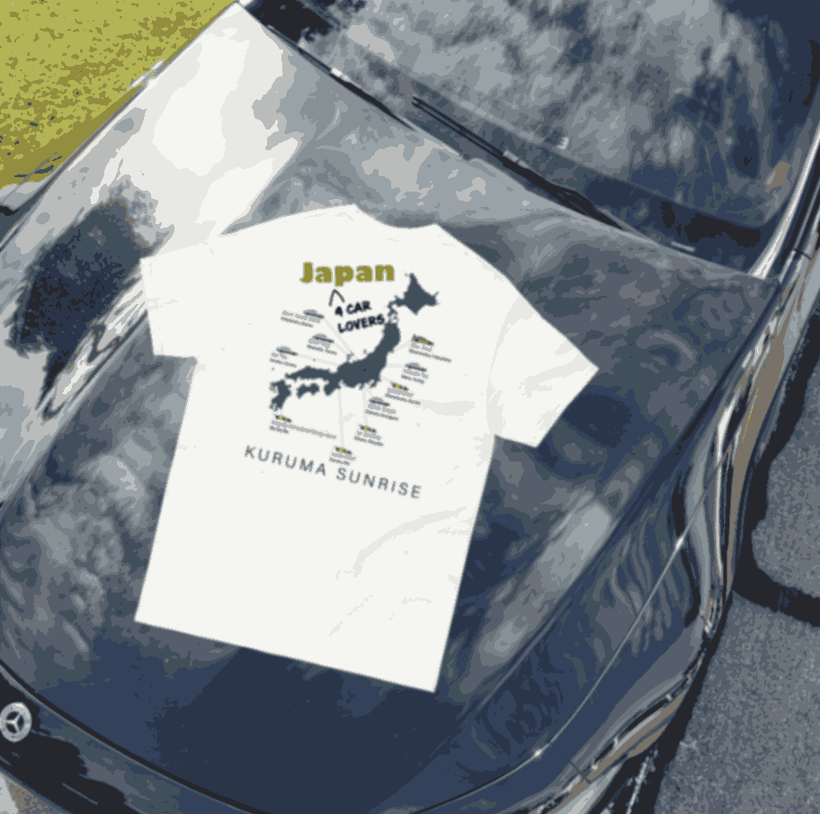 JDM Enthusiast Map Graphic Tee