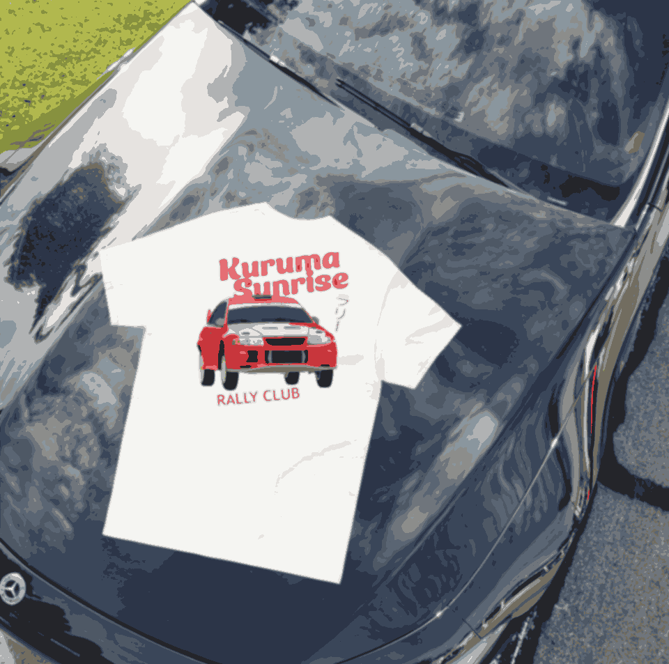 Red Rally Club Graphic JDM T-Shirt
