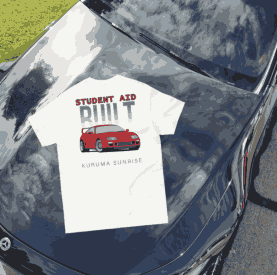 Student Aid Built - JDM Retro Icon Graphic Tee